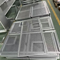 Grille de protection pour haut-parleur OEM personnalisée en acier au carbone et acier inoxydable, thermolaquée, découpée au laser, pliage, fabrication de tôlerie MST