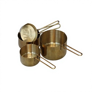 ถ้วยตวงโลหะสำหรับใช้ในบ้านและร้านอาหาร มีหลายขนาด ราคาสมเหตุสมผล - Product Image 1
