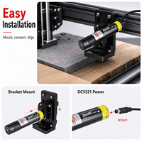 Module laser rouge 638 nm ZhonNa pour machine de découpe bois et pierre, équipement laser, outil de positionnement, service personnalisé