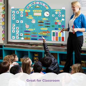 Cadeau d'anniversaire préscolaire, jouet d'apprentissage précoce Montessori pour enfants, tableau en feutre flanelle pour tout-petits, alphabet <span class=keywords><strong>ABC</strong></span> - Product Image 6