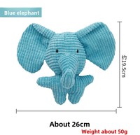 Jouet à mâcher créatif en peluche polyester en forme d'animal, durable, résistant aux morsures, compagnon idéal pour animaux de compagnie