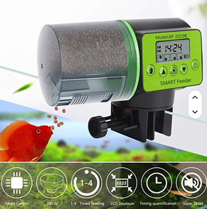 Distributeur automatique de nourriture pour poissons en plastique AF-2019B, alimenté par batterie, directement de l'usine - Product Image 2