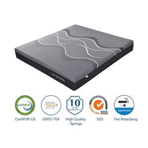 Materasso Ibrido in Memory Foam e Lattice con Molle Insacchettate per un Sonno Riposante, Misura King/Queen, Confezionato Sottovuoto, Ortopedico per Uso Ospedaliero e Domestico - Product Image 1