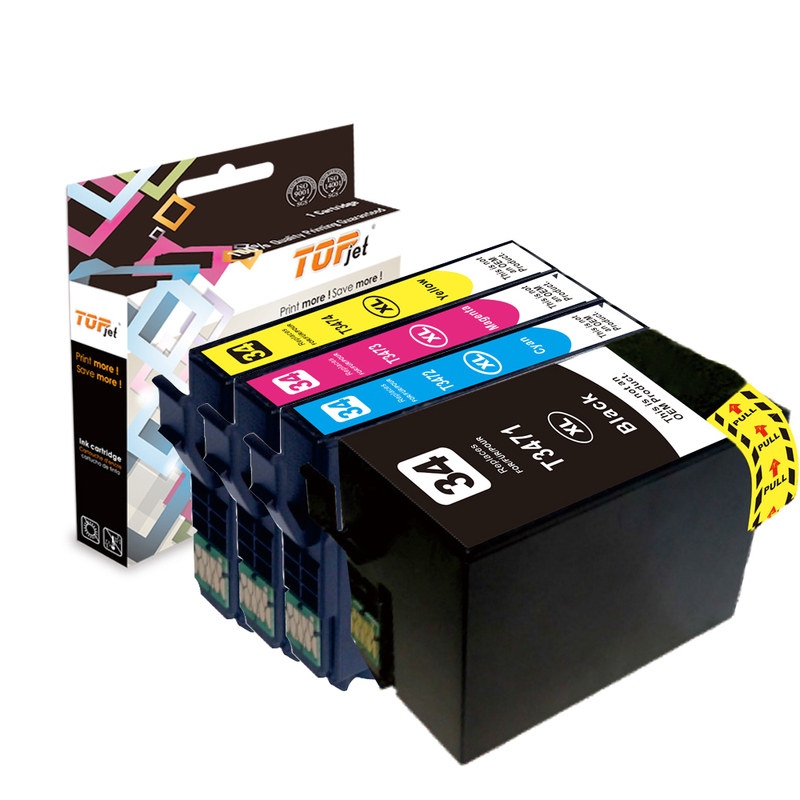 Topjet T3471 T3472 T3473 T3474 34XL