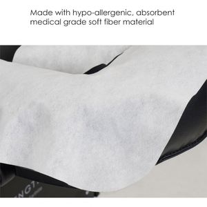 Coussin de tête jetable pour lit de massage des pieds de salon de beauté, non tissé, doux, respirant, hygiénique, portable - Product Image 2