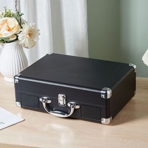 Chất lượng cao USB Turntable Vinyl ghi Player thiết kế mới Retro xách tay ghi âm Loa di động - Product Image 5