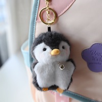 Nouveau mini sac à billes] Nouveau porte-clés en peluche animale en alliage de 3 pouces, jouet anti-stress à billes compressibles, formes pingouin, canard, tortue