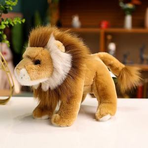 Peluche de León Blanco de Dibujos Animados, Súper Suave, para Guardería, Zoológico, Animal de Peluche para Niños, Cómodo, 100% Poliéster, Diseño Inspirado en Animales - Product Image 3