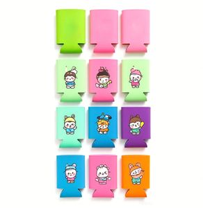 Customizable Neoprene 10oz Can Cooler Bags Insulated Beer Bottle Cooler Bulk Design Drink Cooler - Product Image 2