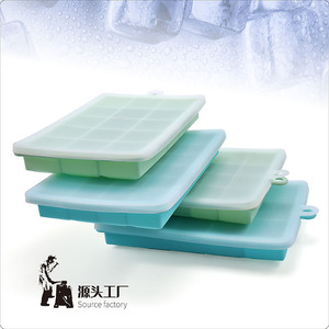 Bandeja de silicona para cubitos de hielo Lihefeng, 15 y 24 compartimentos con tapa, para gelatina, chocolate, hielo, congelación rápida - Product Image 2