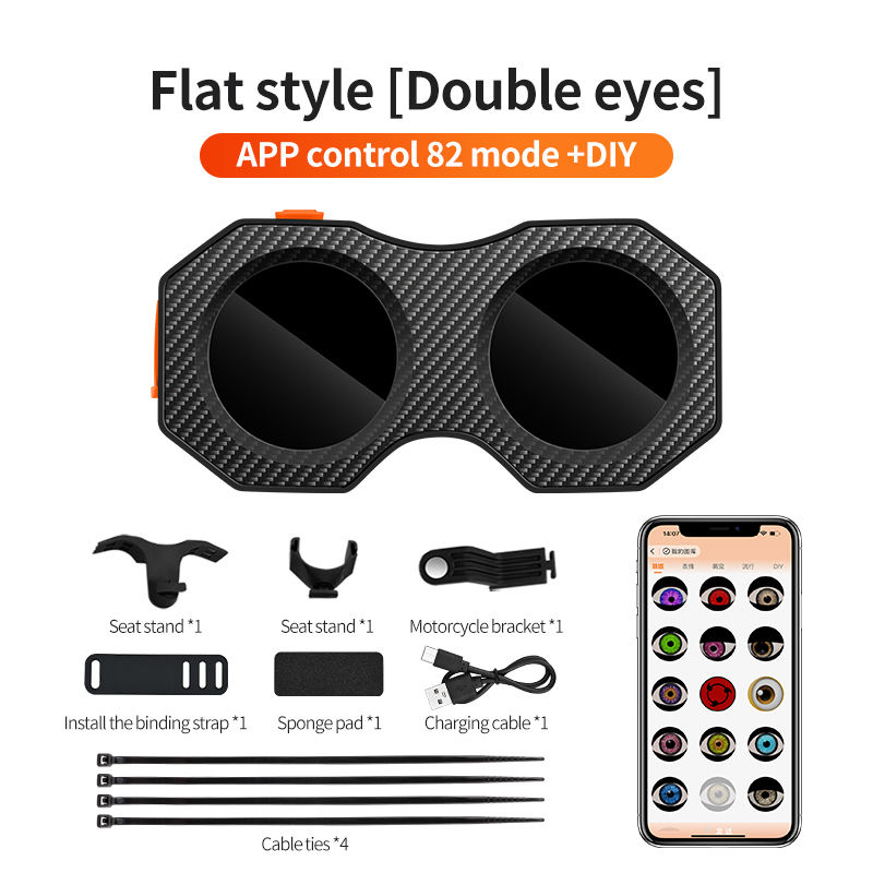 Modèle plat [Double yeux]