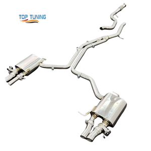 Tubo de Escape Catback de Acero Inoxidable 304, Sistema de Escape para Automóvil, para <span class=keywords><strong>Audi</strong></span> <span class=keywords><strong>A6</strong></span> A7 <span class=keywords><strong>C7</strong></span> C8 2.0T 3.0T - Product Image 1