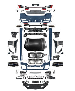 Bodykit de <span class=keywords><strong>vente</strong></span> d'usine pour 2016-2018 G11/G12 mise à niveau vers <span class=keywords><strong>2022</strong></span> Sport Style avec phare feu arrière pare-chocs avant capot jupe latérale - Product Image 1