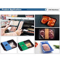 Machine de scellage automatique pneumatique plus grande 4-2-1 plateau en option pour l'industrie alimentaire Restaurant Fast Food vente chaude économie d'énergie