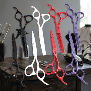 Tijeras de Peluquería de 5.5 y 6 Pulgadas, Acero Japonés, Precio al por Mayor, Juego de 2 Piezas - Product Image 2