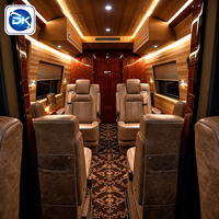 Siège conducteur inclinable et pivotant en cuir et aluminium de luxe pour Mercedes Sprinter 907 Dingkong, personnalisable en couleur et logo, pour l'intérieur de voiture