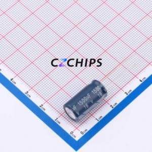 Condensador Electrolítico de Aluminio de Orificio Pasante CD288HC1CM152G200T, Orificio Pasante, D10xL20mm 1500uF 20% 16V 5mm - Product Image 1