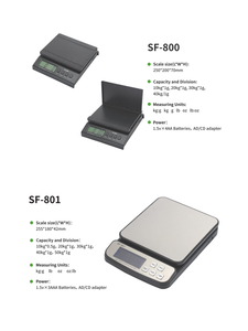 เครื่องชั่งดิจิตอลพกพา Veidt รุ่น SF-801 สำหรับชั่งน้ำหนักสินค้าทางไปรษณีย์ ชั่งครัว ชั่งของทั่วไป ความละเอียดสูง ชั่งได้ถึง 1 กรัม - Product Image 6