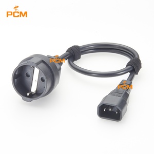 Cable de Extensión de Alimentación IEC320 C14 Macho a Enchufe Europeo Schuko CEE7/7 para PDU, PSU, UPS, Rack de Servidores, Gabinete, Centro de Datos, Red - Product Image 6