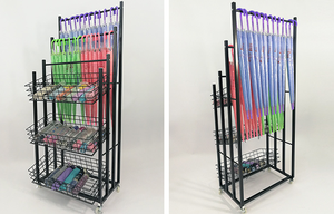 Griglia di metallo scaffali per articoli per la casa al dettaglio espositore per il <span class=keywords><strong>negozio</strong></span> di alimentari al dettaglio ombrelli scaffali - Product Image 6