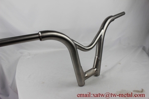 <span class=keywords><strong>Guidon</strong></span> de vélo BMX en titane de nouvelle conception, durable, léger, personnalisé, forme plate/abaissement - Product Image 4