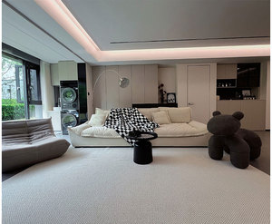 THẢM LEN khu vực Thảm phòng khách Vòng đống phòng ngủ khu dân cư Thảm dày - Product Image 2