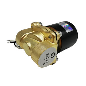 Valvola a solenoide a 2 vie in rame pieno UW-20 normalmente chiusa in ottone con struttura pilota ad alta temperatura - Product Image 1