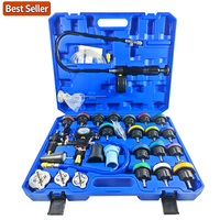 Kit de testeurs de pression pour radiateur et système de refroidissement, détecteur de fuite de réservoir d'eau, 28 pièces