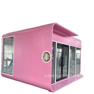 Cabaña Móvil para Exteriores con Estructura de Aluminio, Diseño Rectangular Contemporáneo, Oficina Portátil - Product Image 5