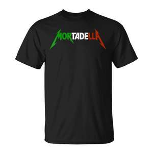 Camiseta de parodia de humor sobre comida italiana con diseño de Mortadella - Product Image 1