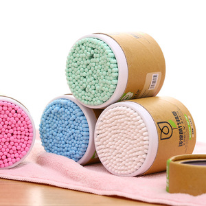200 Hisopos de Algodón de Doble Cabeza de Madera Desechables para Microblading y Limpieza de Maquillaje Cosmético - Product Image 2