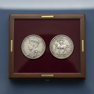 Florín Centenario Australiano de 1934/35, Monedas Conmemorativas de Estilo Antiguo de George V, Regalos, Decoración del Hogar - Product Image 3