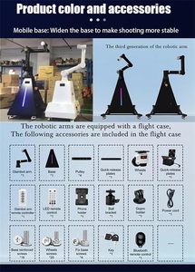 แขนหุ่นยนต์กล้องหมุนอัตโนมัติ 6 แกน Glambot สำหรับถ่ายภาพ - Product Image 3