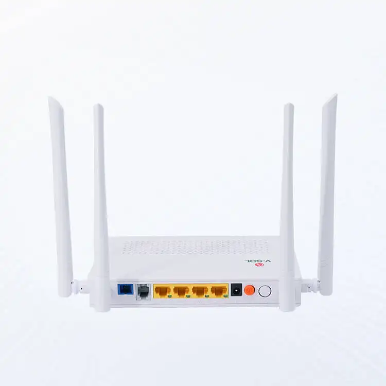 VSOL 2.4G&5G Dual Band 4GE+1POTS+1USB+WiFi 4 Antennas 5dBi XPON GPON ONU