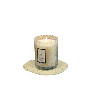 Support en verre floral en dentelle pour aromathérapie, sans fumée, parfumé aux plantes, semi-artisanal, fournitures de décoration pour la Saint-<span class=keywords><strong>Valentin</strong></span>, cadeau en gros - Product Image 1