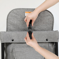 Probebi chariot de poussette en métal léger pour nourrissons tout-petits conception pliée pratique caractéristiques de sécurité grand tissu EVA PU nouveau bébé