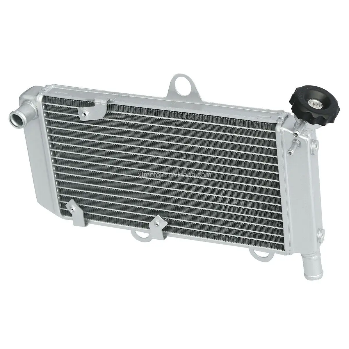 Refroidisseur de refroidissement de moteur de radiateur en aluminium TCMT pour Yamaha XT 660 R X 2004-2014 XF-M370 argenté
