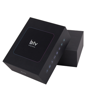 <span class=keywords><strong>BTV</strong></span> express-Caja de regalo de embalaje negro premium, caja de TV con Cable, embalaje de regalo - Product Image 6