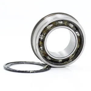 F6202 F6202RS cuscinetto F6202-16-2RS 16x35x11mm ABEC-1 4 pezzi flangia cuscinetti a sfera F6202-RS carrello da giardino cuscinetto ruota - Product Image 6