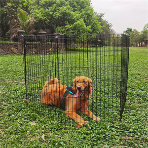 Corralito para mascotas, cercado clásico sólido para mascotas, animales pequeños, perro de Metal transpirable, botón para deportes al aire libre, cerca plegable para perros - Product Image 6
