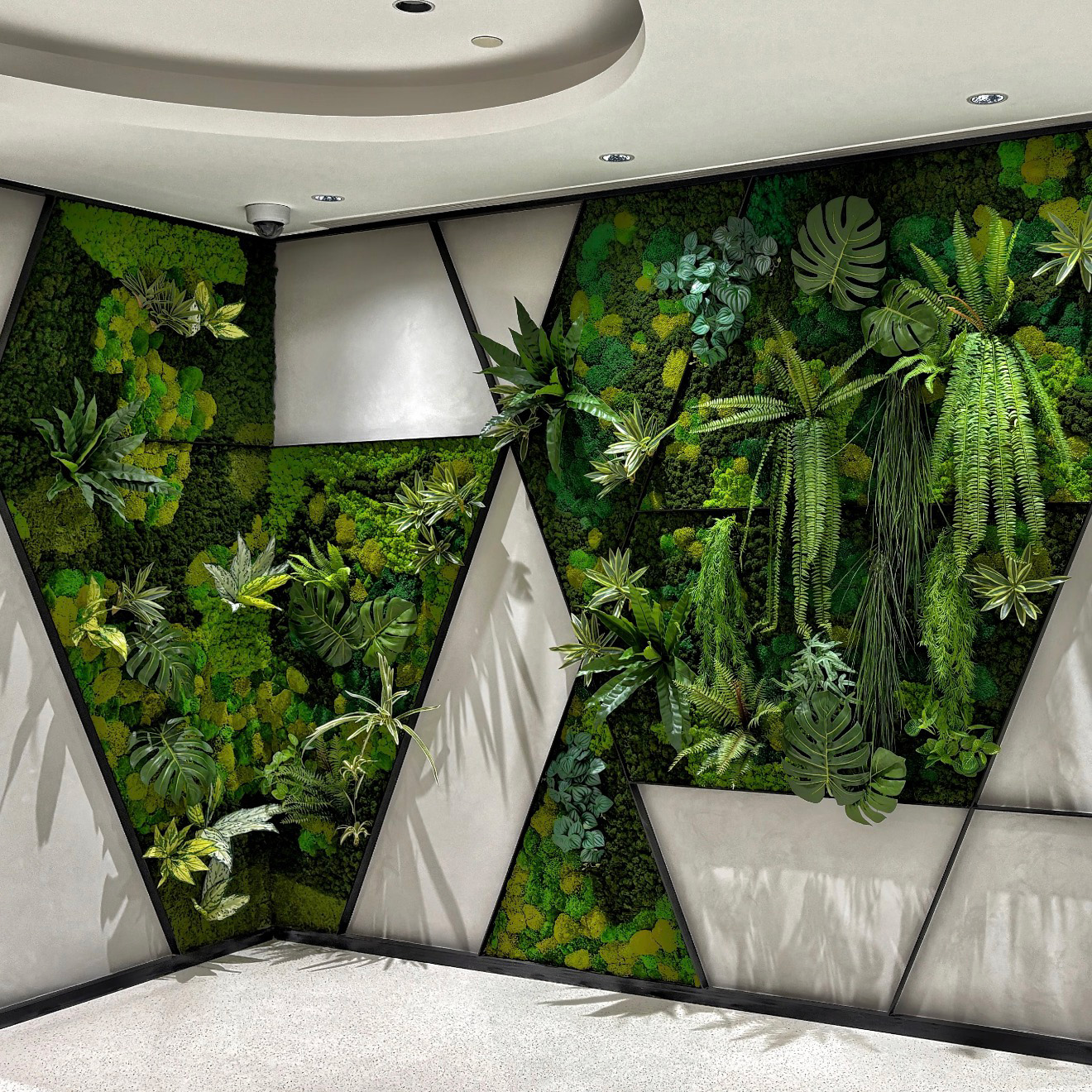 Mur de mousse stabilisée