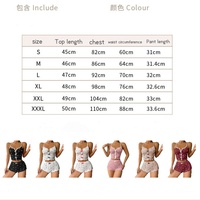 Pyjama d'été sexy à fente frontale imprimé en forme de cœur pour femmes