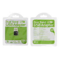 Adaptor WiFi USB Mini AC1300Mbps, Dual Band 2.4G 5G 1300Mbps Kartu Jaringan Nirkabel WiFi 5 USB Dongle untuk Desktop Laptop
