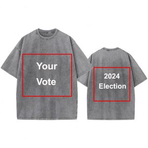 Camiseta con Logotipo Personalizado para la Campaña Electoral de 2024, Eventos del Día de las Elecciones, Imagen del Presidente de EE. UU., Camiseta para Hombre - Product Image 3