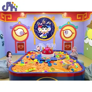 New Design Kids Playground Play Sand Role Play Furniture Playhouse Ball Pools Soft Games Slides Indoor Park