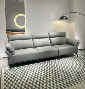 Sofá seccional moderno de lujo de 1 2 3 plazas de cuero con mechones para el hogar y comedor de hotel con un diseño contemporáneo elegante - Product Image 1