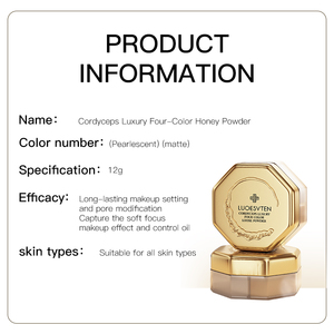 Groothandel Lage Moq Gemengde Kleur Losse Poeder Absorberende Olie Setting Make-Up Dragen Lange Tijd Make-Up Voor Een Wazige Matte Afwerking - Product Image 4