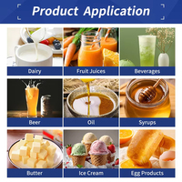 500L Fruit Sap Pasteurisatiemachine Plaatpasteuriseur