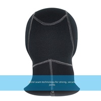 Vente en gros de bonnets de plongée souples en néoprène et de couvre-chefs chauds, équipement de plongée avec protection du cou de 3,5 mm d'épaisseur
