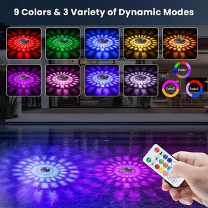 Lumière solaire flottante pour <span class=keywords><strong>piscine</strong></span> à LED RGB avec télécommande, étanche IP67, lumières nocturnes changeantes de couleur pour jardin et <span class=keywords><strong>piscine</strong></span> - Product Image 4